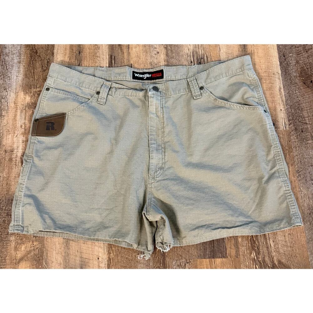 Wrangler Riggs Tan Workwear Utility Ripstop Shorts 42